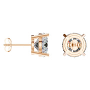 Solitaire Stud Earrings - Round 10.25mm