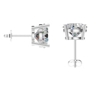 Solitaire Stud Earrings - Round 10.25mm