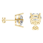 Solitaire Stud Earrings - Round 10.25mm