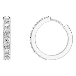 Round Hoop Earrings