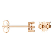 Three Stone Earrings - Round 2.8mm