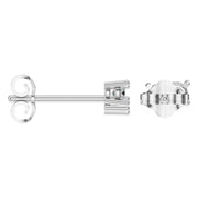 Three Stone Earrings - Round 2.8mm