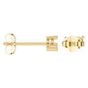 Three Stone Earrings - Round 2.8mm