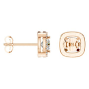 Halo Cushion Studs