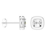 Halo Cushion Studs