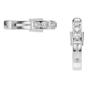 Accented Drop Earrings - Marquise 7.2x5.1mm
