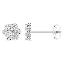 Round Cluster Studs