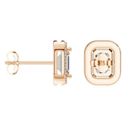 Emerald Halo Studs