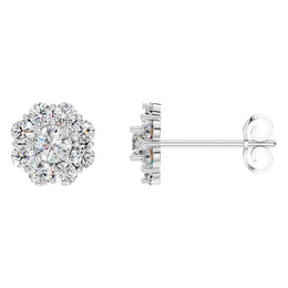 Cluster Stud Earrings