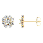 Cluster Stud Earrings