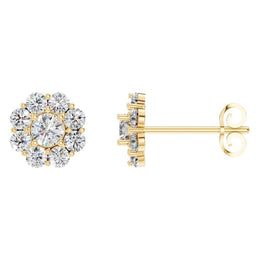 Cluster Stud Earrings