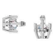 Accented Drop Earrings - Round 6.75mm