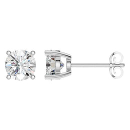 Four Prong Round Studs