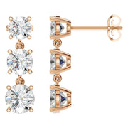 Graduated Drop Earrings