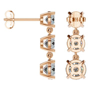 Graduated Drop Earrings