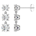 Graduated Drop Earrings