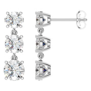 Graduated Drop Earrings