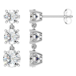 Graduated Drop Earrings