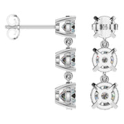 Graduated Drop Earrings