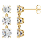 Graduated Drop Earrings
