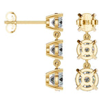 Graduated Drop Earrings