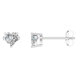 Heart Stud Earrings