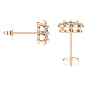 Halo Heart Studs