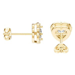 Halo Heart Studs