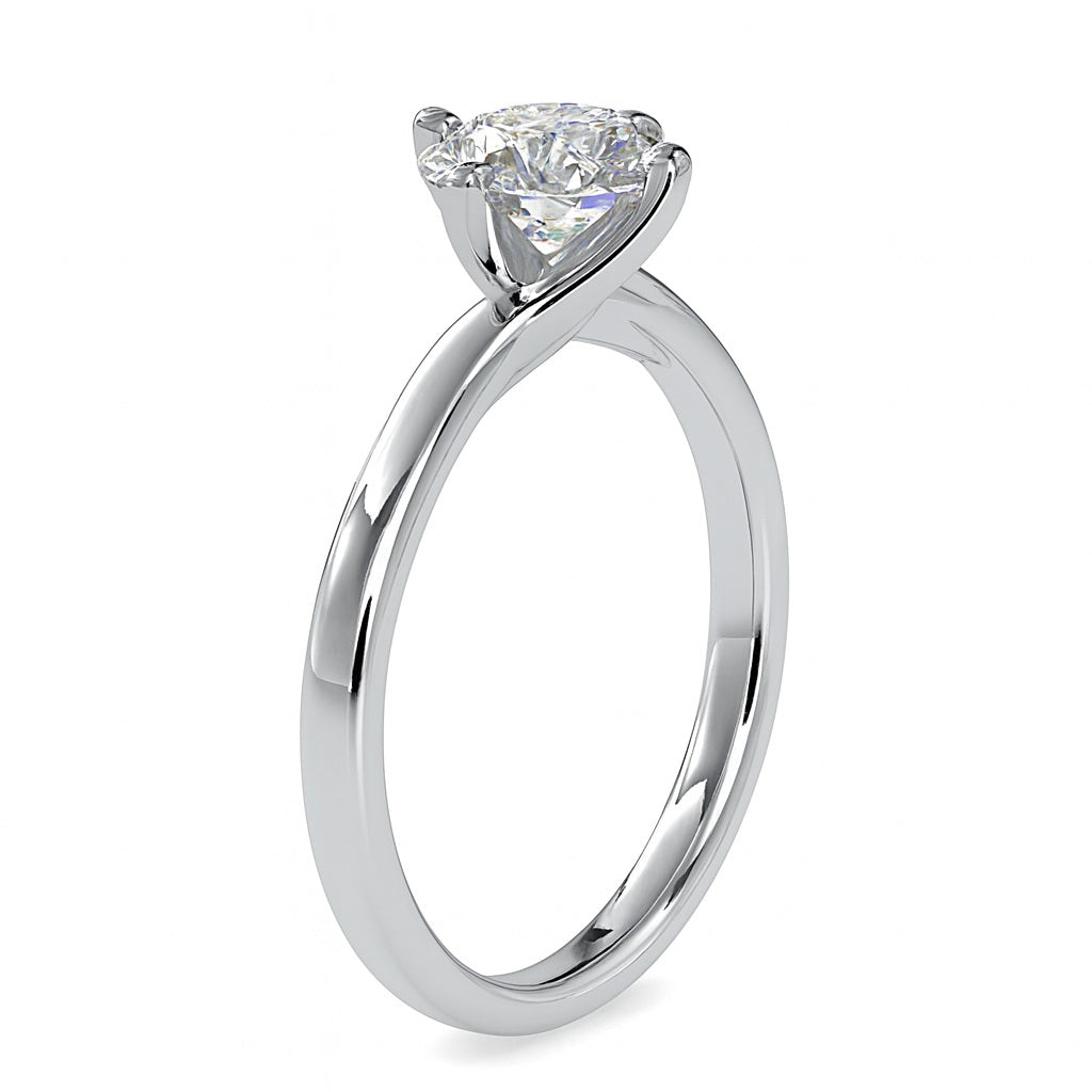 Emilia Eclectic Round Solitaire Ring