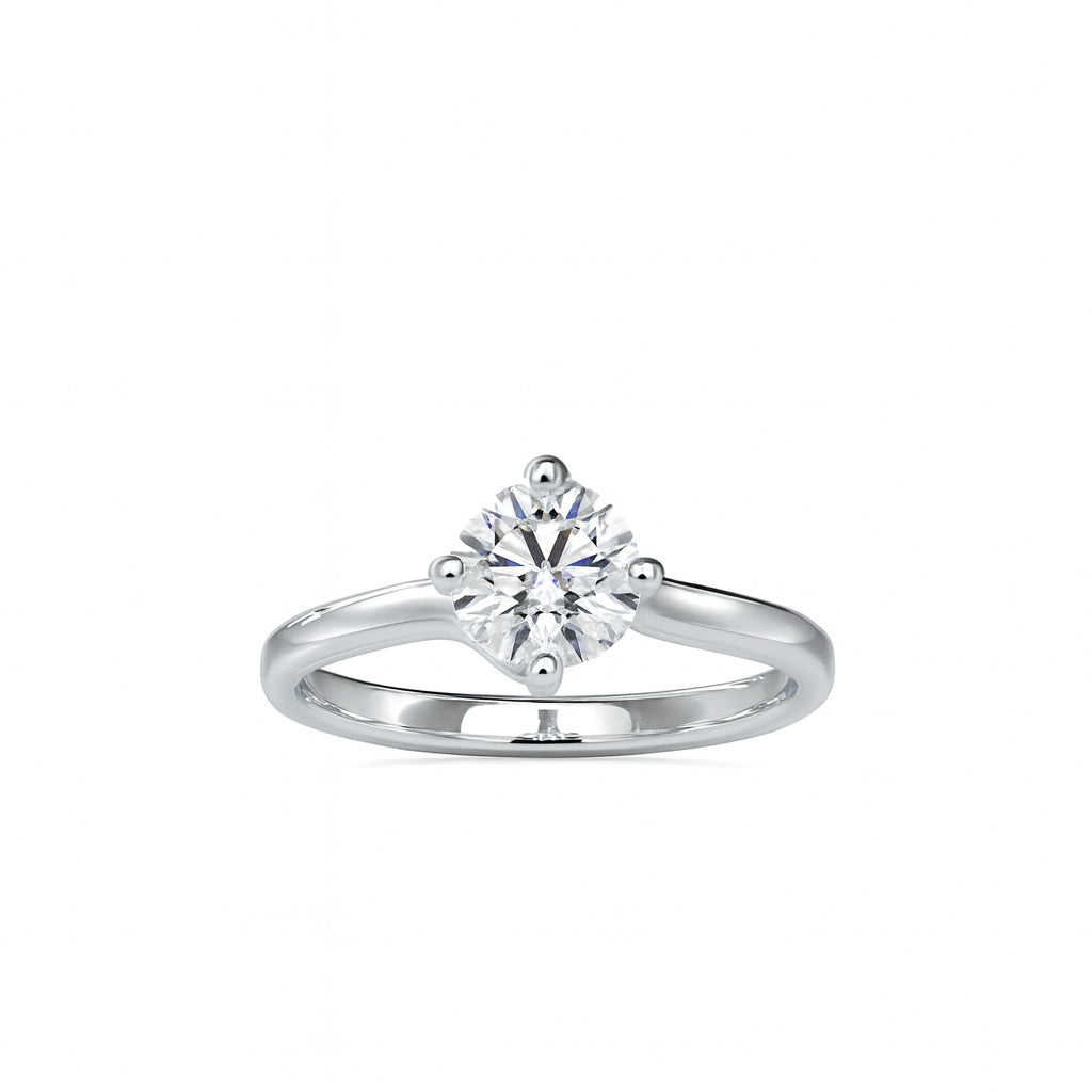 Emilia Eclectic Round Solitaire Ring