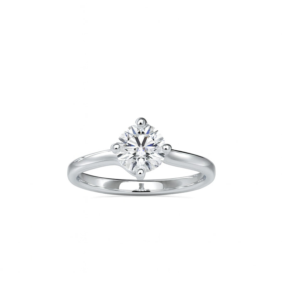 Emilia Eclectic Round Solitaire Ring
