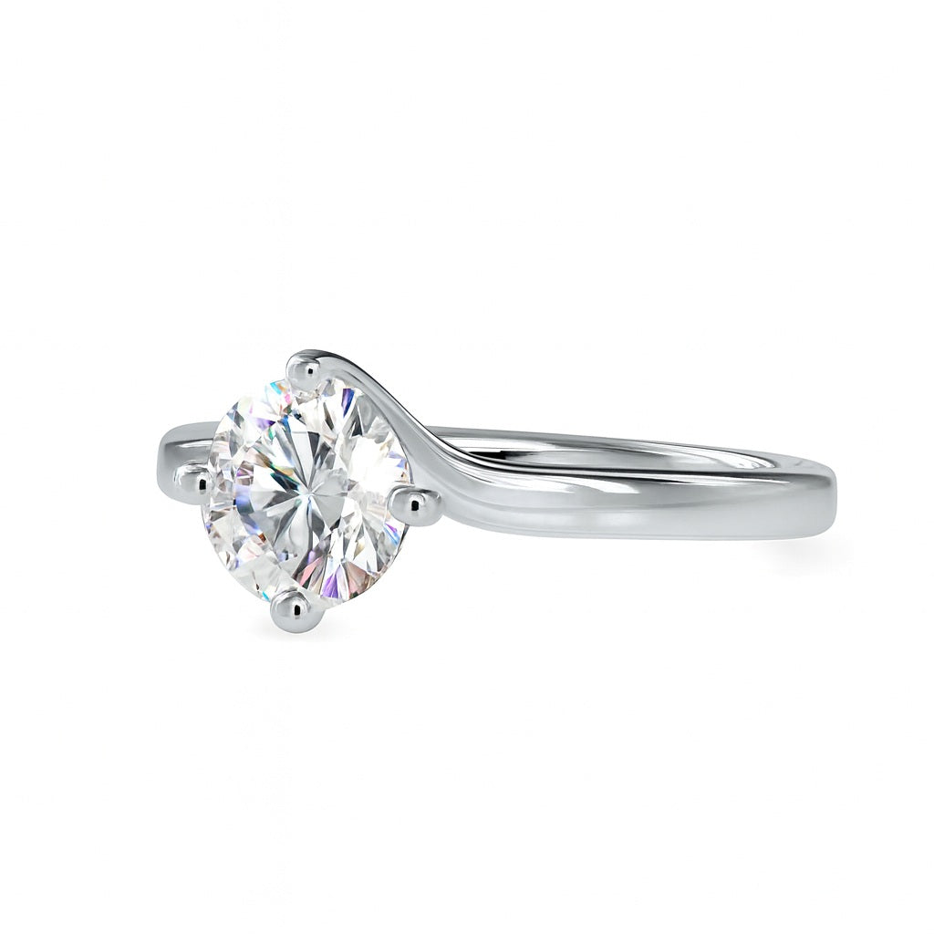 Emilia Eclectic Round Solitaire Ring