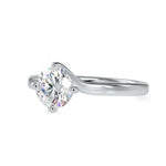 Emilia Eclectic Round Solitaire Ring-Dileti