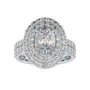 Eniko Oval Diamond Bouquet Ring-Dileti
