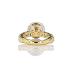 Halo Side Stone Ring-Dileti