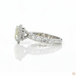 Halo Side Stone Ring-Dileti