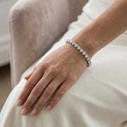 3 ctw Heart Tennis Bracelet