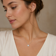 Modern Heart Pendant