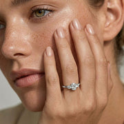 Isla Serenity Oval Cascade Ring