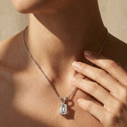 1 ctw Maria Solitaire Emerald Pendant