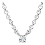 Solitaire Necklace - Round 2.5mm