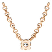 Solitaire Necklace - Round 3mm