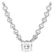 Solitaire Necklace - Round 3mm