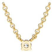 Solitaire Necklace - Round 3mm