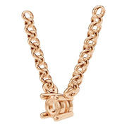 Solitaire Necklace - Round 3mm