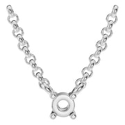 Solitaire Necklace - Round 3mm