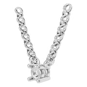 Solitaire Necklace - Round 3mm
