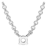 Solitaire Necklace - Round 3mm