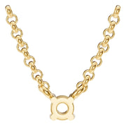 Solitaire Necklace - Round 3mm