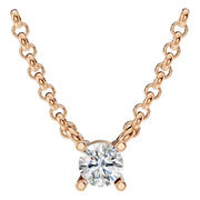 Solitaire Necklace - Round 3.50-3.75mm